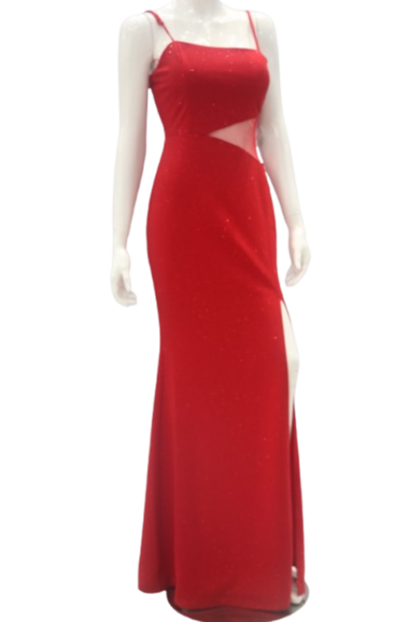 Long Red Gown