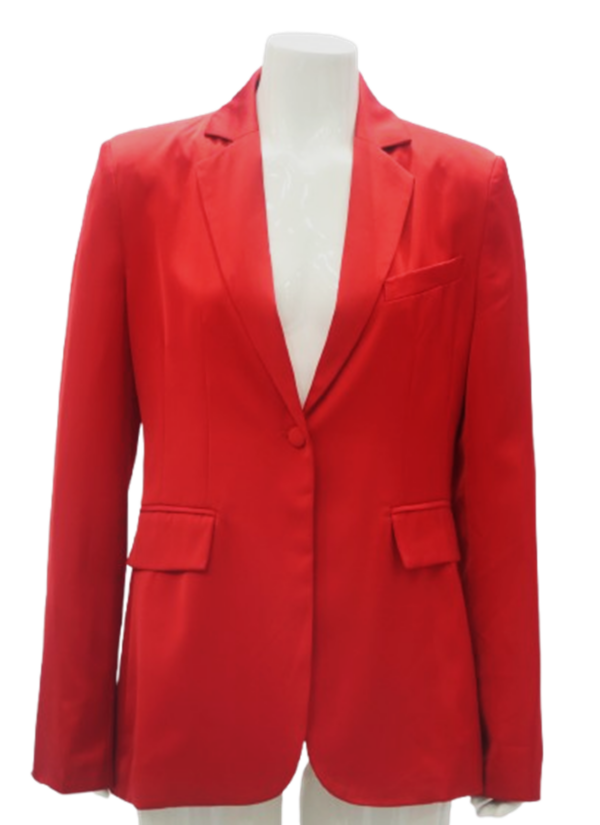 Steps NY Red Button Up Blazer